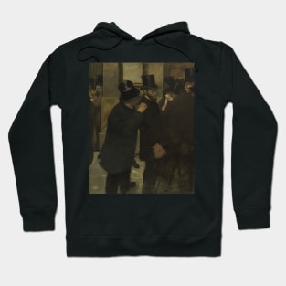 Portraits at the Stock Exchange by Edgar Degas Hoodie